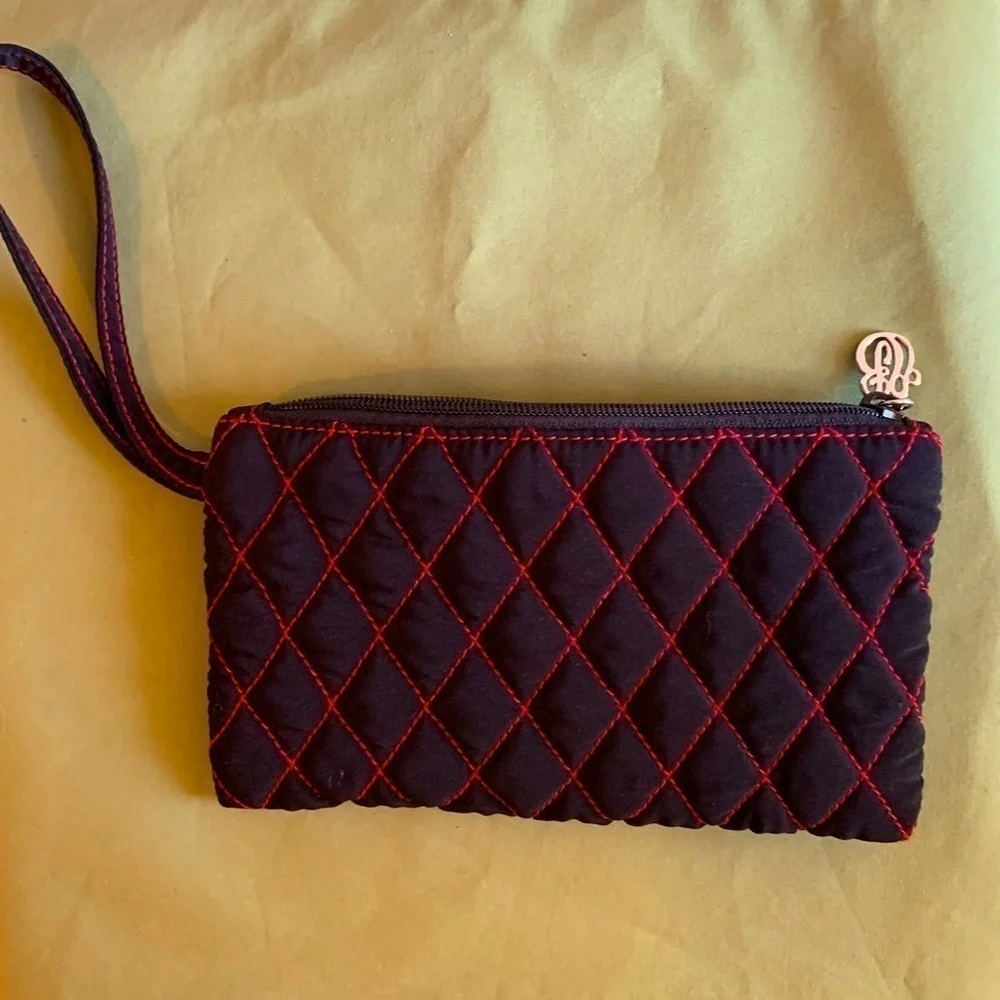 Vera Bradley Cosmetic mini bag, black velvet..